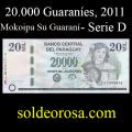 Billetes 2011 4- 20.000 Guaranes